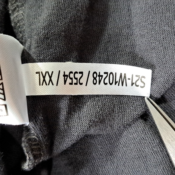 Life Is Good Knotty by Nature Knitting Dark Grey Graphic V-Neck Tee VG XXL - Picture 8 of 9